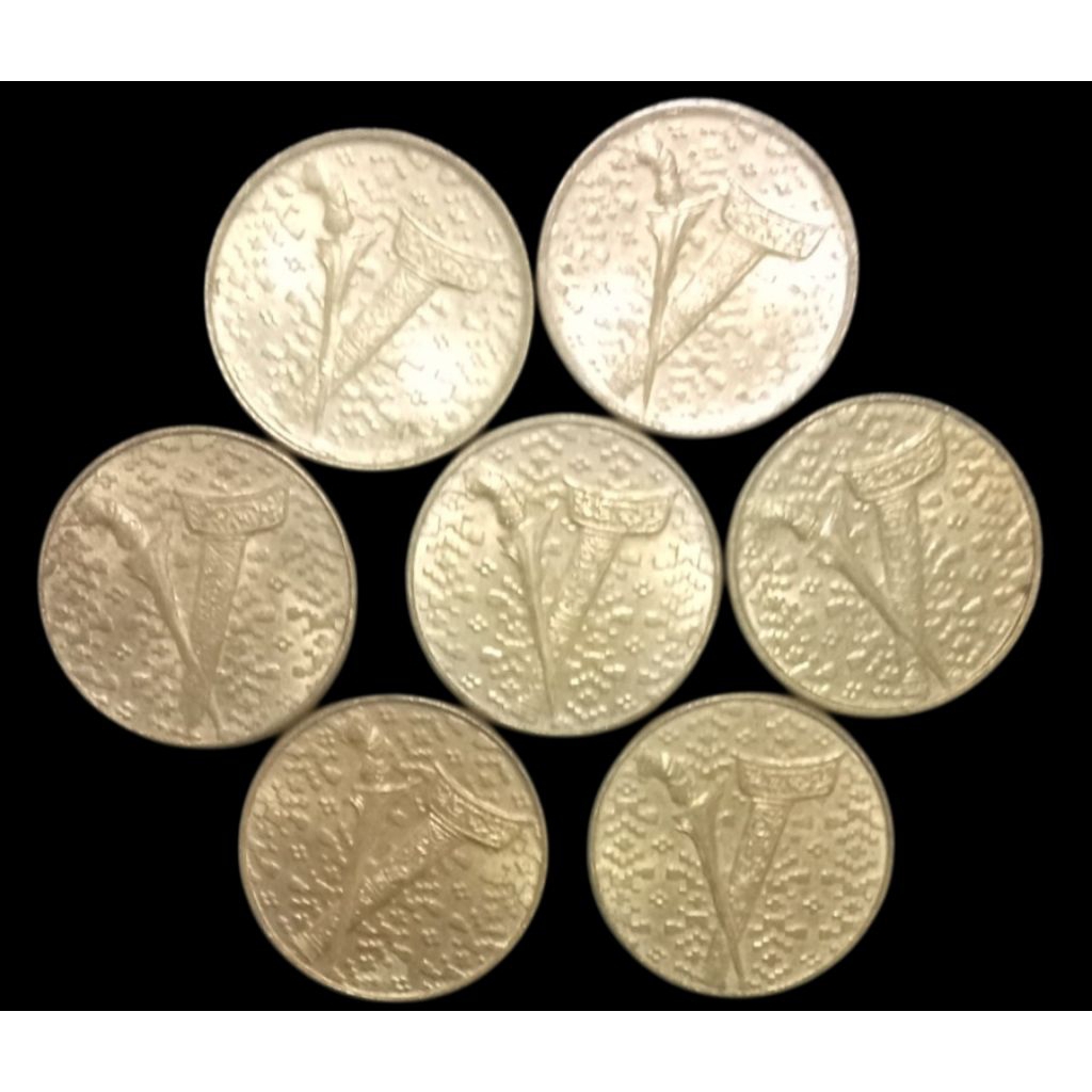 Koin Kuno Keris $1 Malaysia