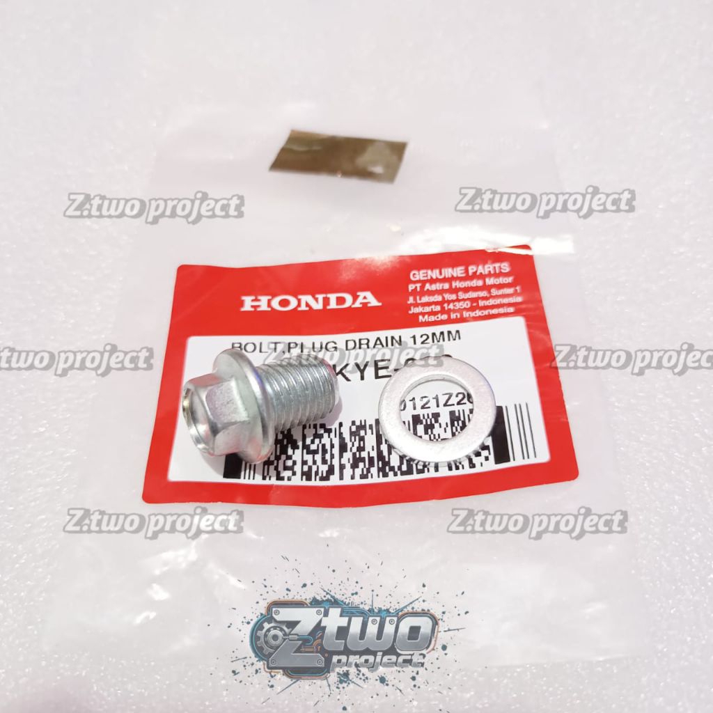 BAUT DAN RING PEMBUNGAN OLI MESIN HONDA CRF150 CRF 150 CB150 VERZA 150 MEGAPRO NEW ORIGINAL HGP