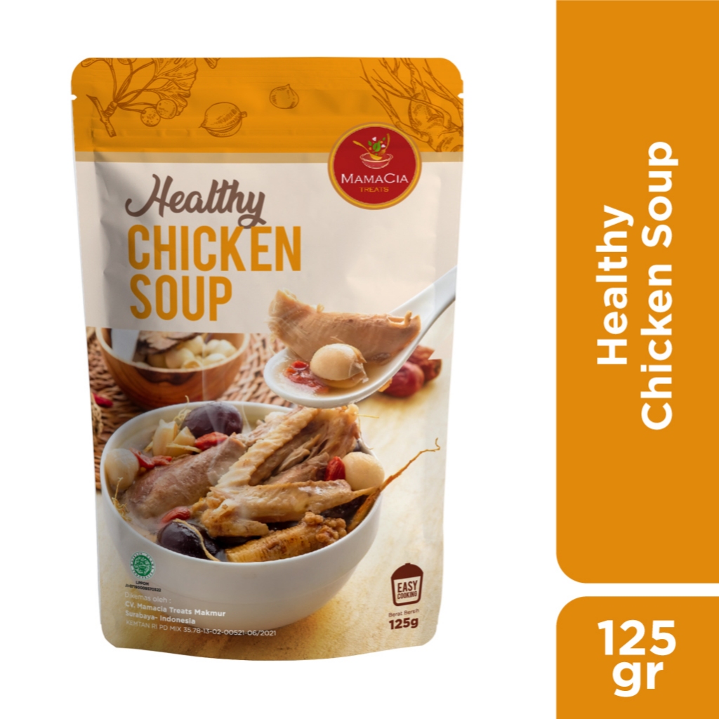 Mamacia Treats Tim Ayam Obat (15 Bahan Premium Terlengkap / Healthy Herbal Chicken Soup / Ciak Po)