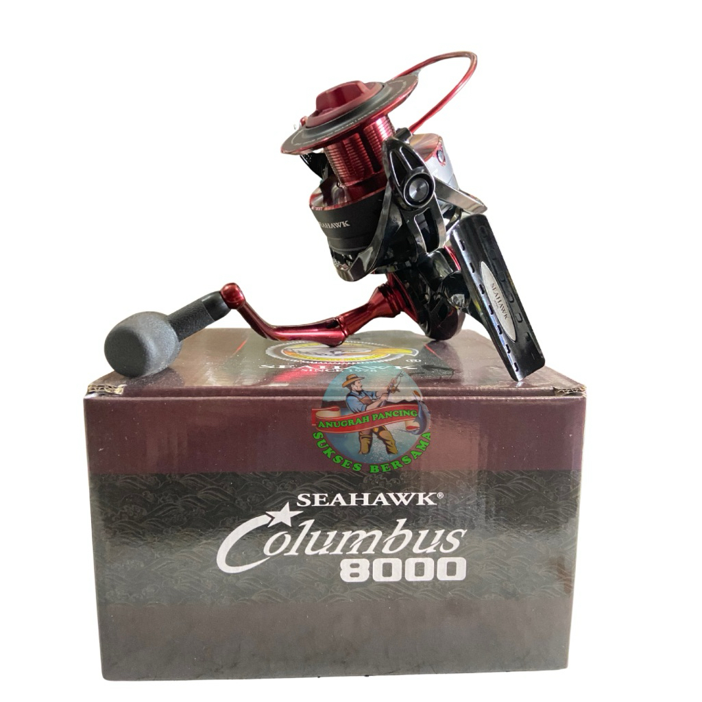 Reel Seahawk Colombus 8000 Power Handle 5 Ball Bearings Laut