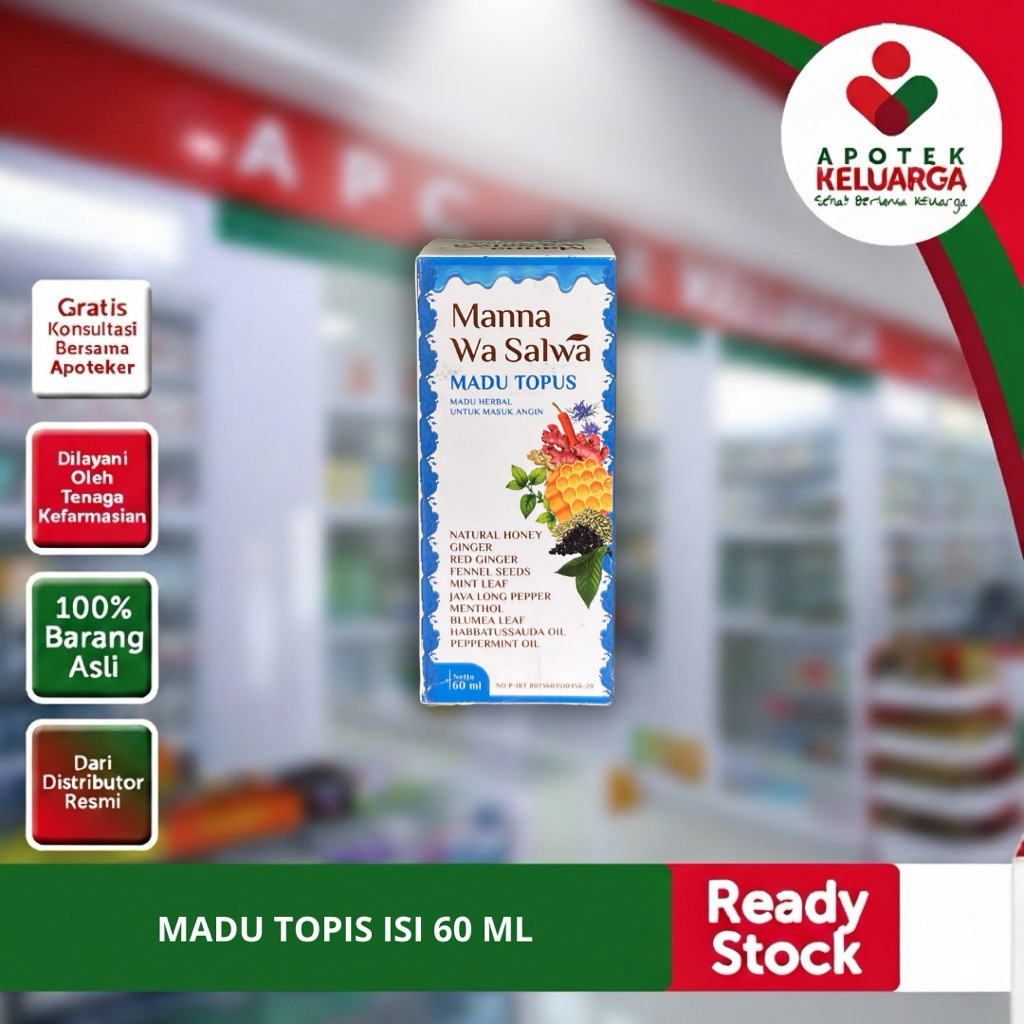 Madu Manna Wa Salwa Topus 60 mL