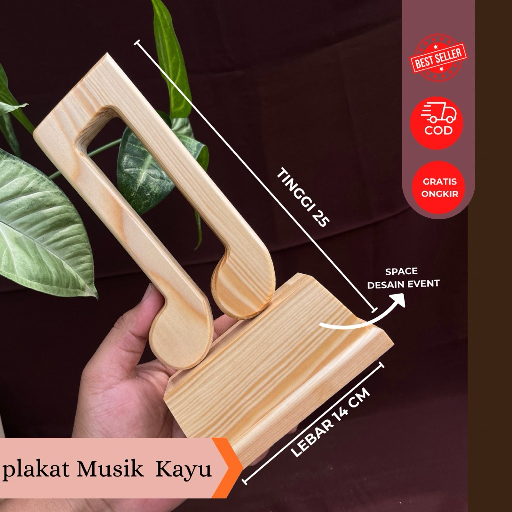 Piala Musik / Piala Nada Musik / Trophy Musik / hadiah konser musik