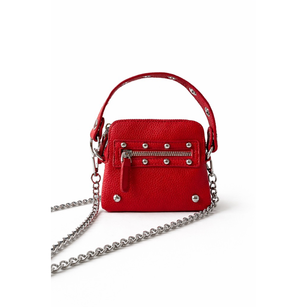 LUNA BAG RED| mini bag/Card holder