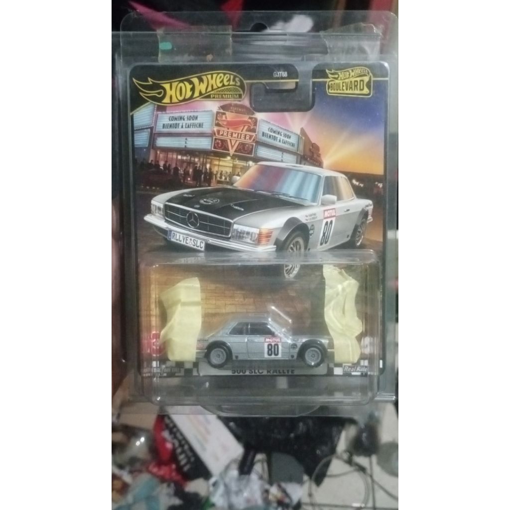 Mercedes 500 SL Hot Wheels PREMIUM Mercedes rallye Boulevard FREE PROTECTOR
