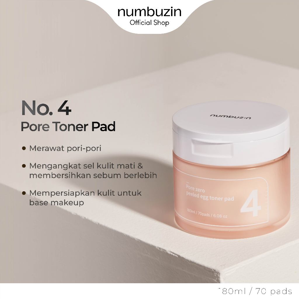 Numbuzin No.4 Pore Toner Pad