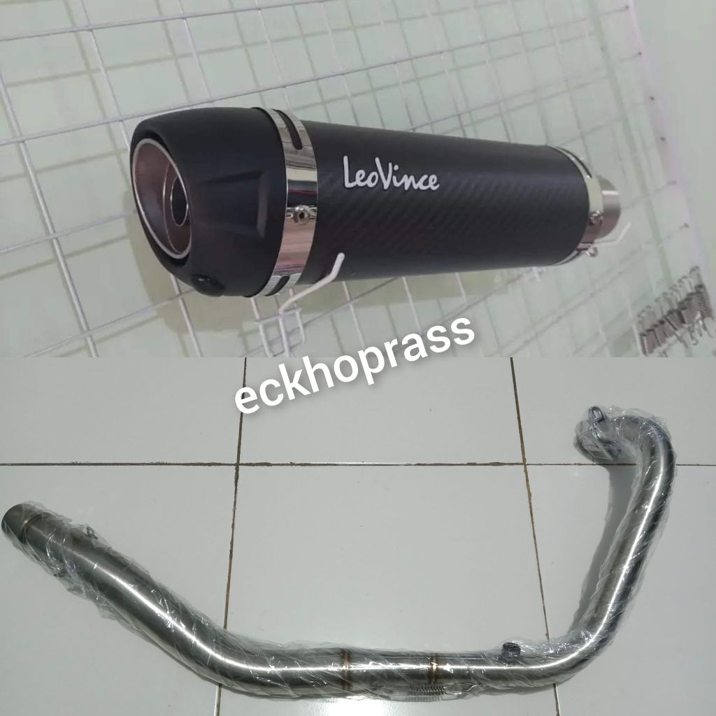 Knalpot racing LeoVince GP Corsa import fullsystem Ninja 250 SL Ninja 250 RR Mono