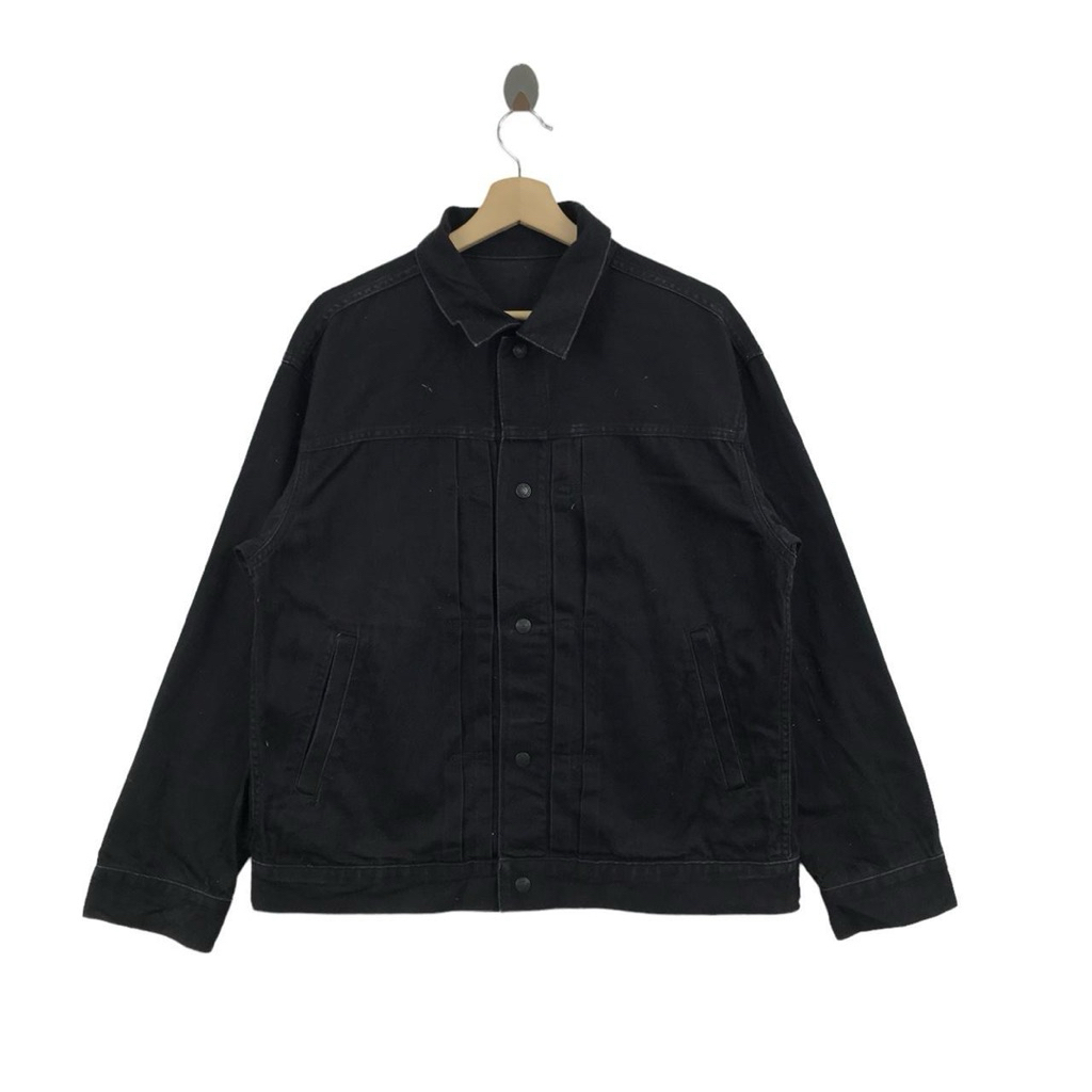 Denim Jacket Gu by Uniqlo boxy