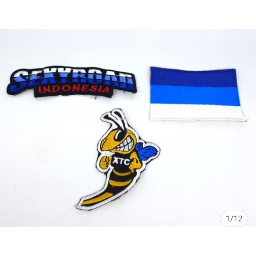 XTC PATCH BORDIR BAGUS DAN KEREN