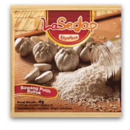 Bawang Putih Bubuk/Bumbu/Lasedap bawang putih bubuk 1 renceng 12 pcs
