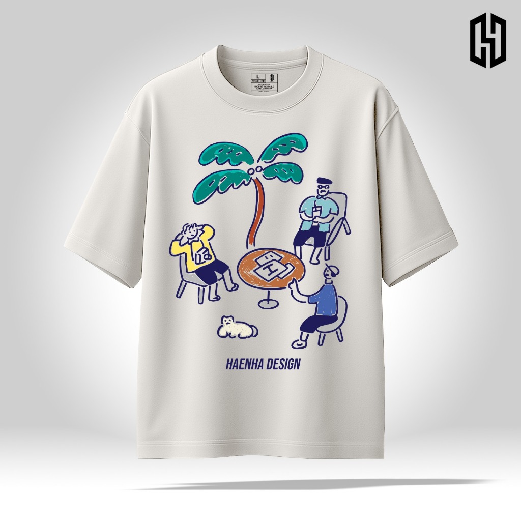 HAENHA Kaos Oversized Heavyweight Chill Cotton Combed 16S