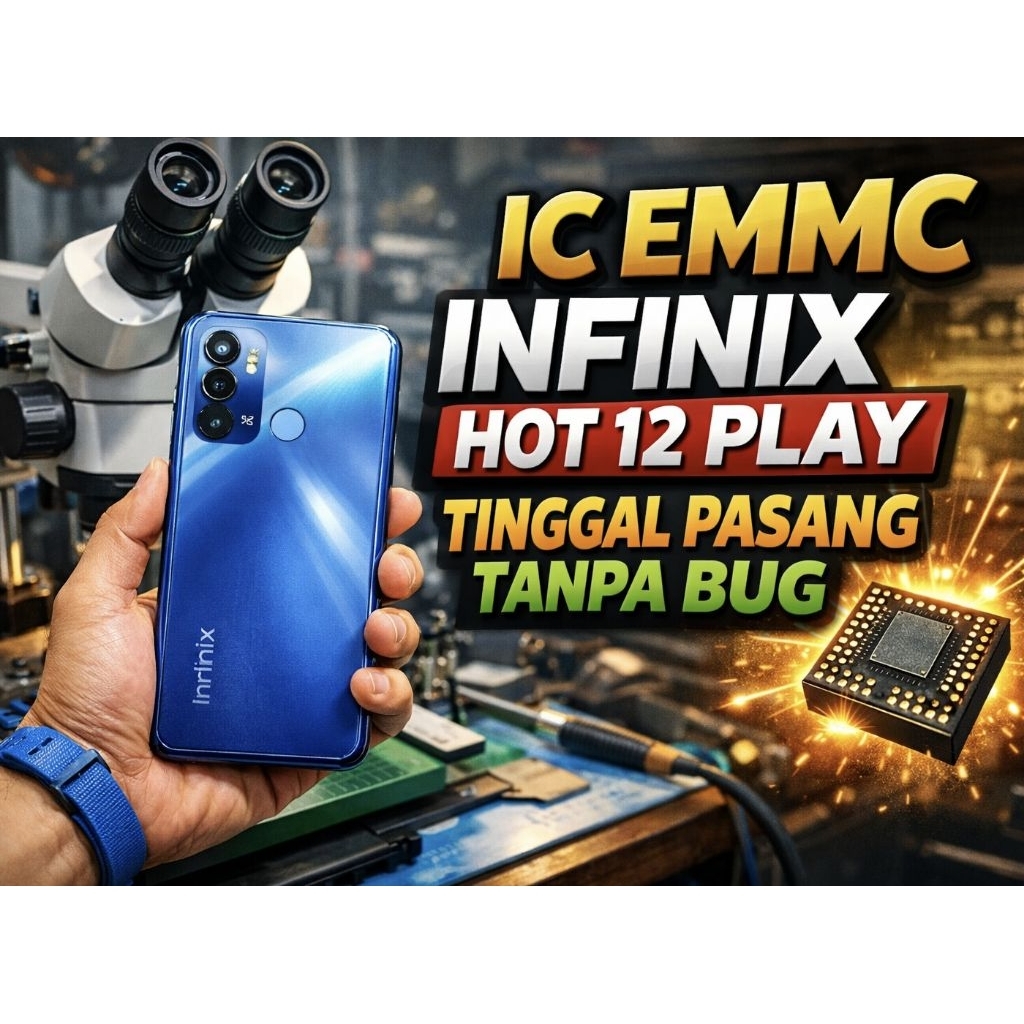 IC EMMC Infinix hot 12 play