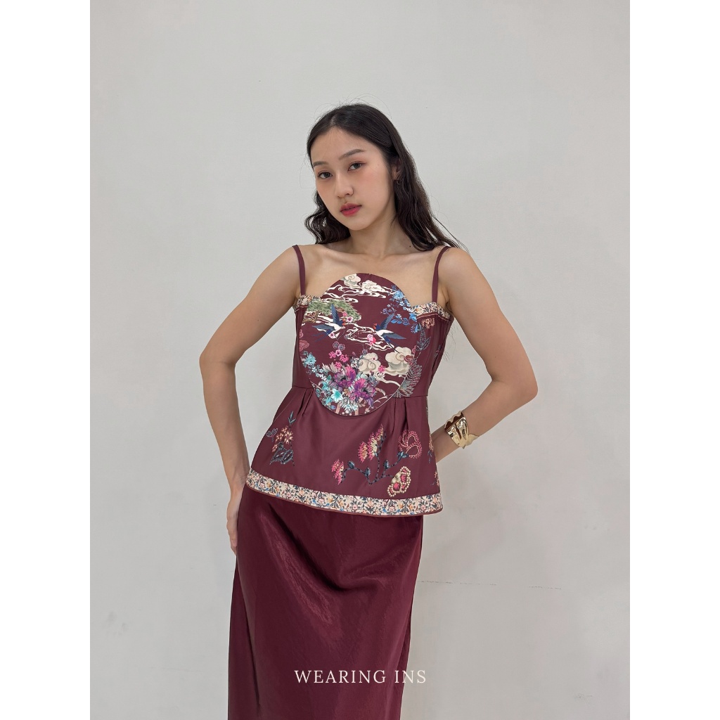 [WEARING INS] Hong Mei Sister - Atasan Wanita Simple Terbaru Imlek 2026 - Simple Cute Elegan For Iml