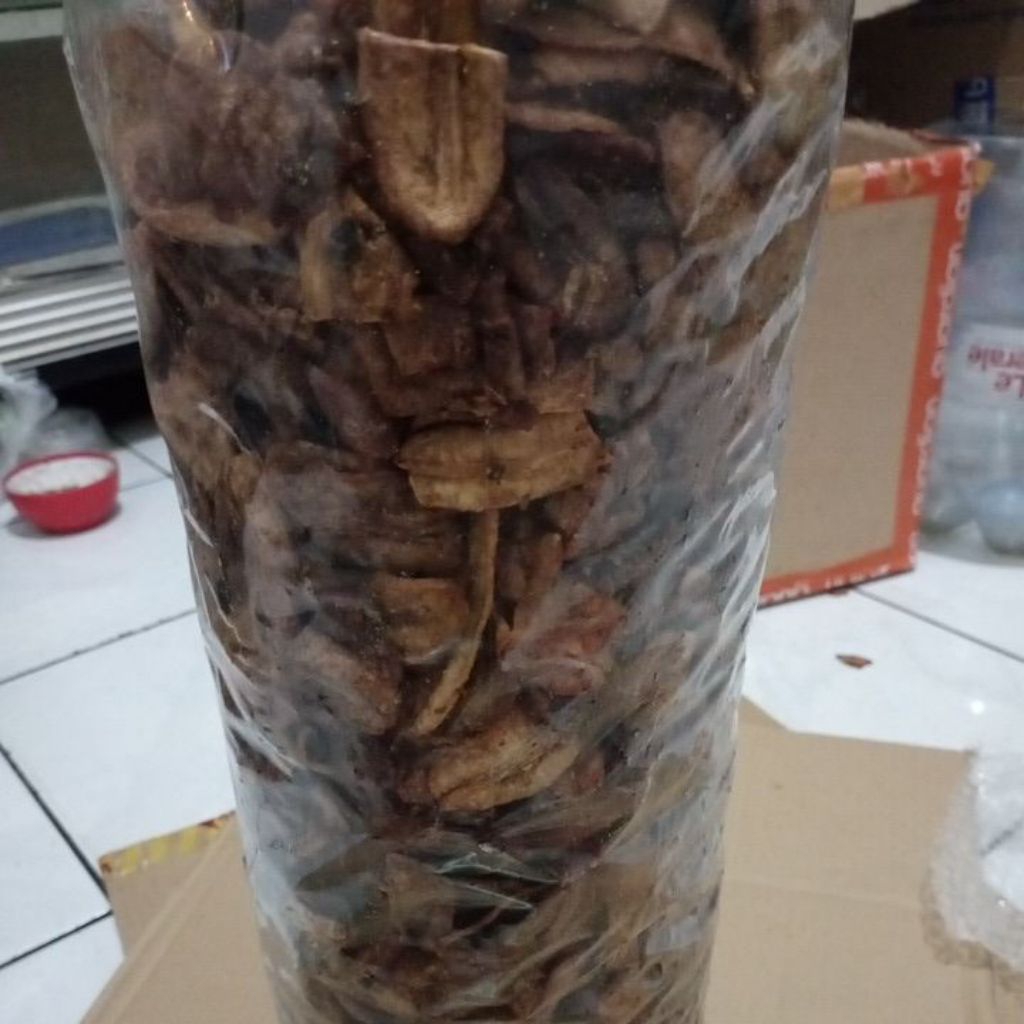 1kg Keripik Pisang Sale Manis Alami Tanpa Gula