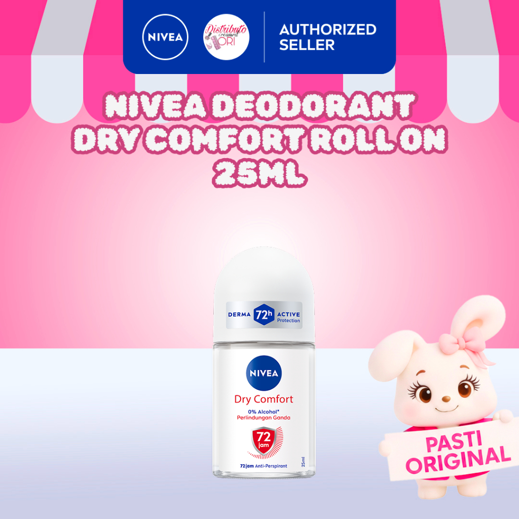 NIVEA Deo Dry Comfort Roll On 25 ml | BPOM