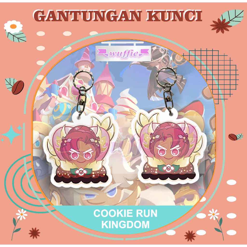 [BUKAN PO] Gantungan Kunci Akrilik Cookie Run kingdom / Keychain Acrilic Cookie Run kingdom