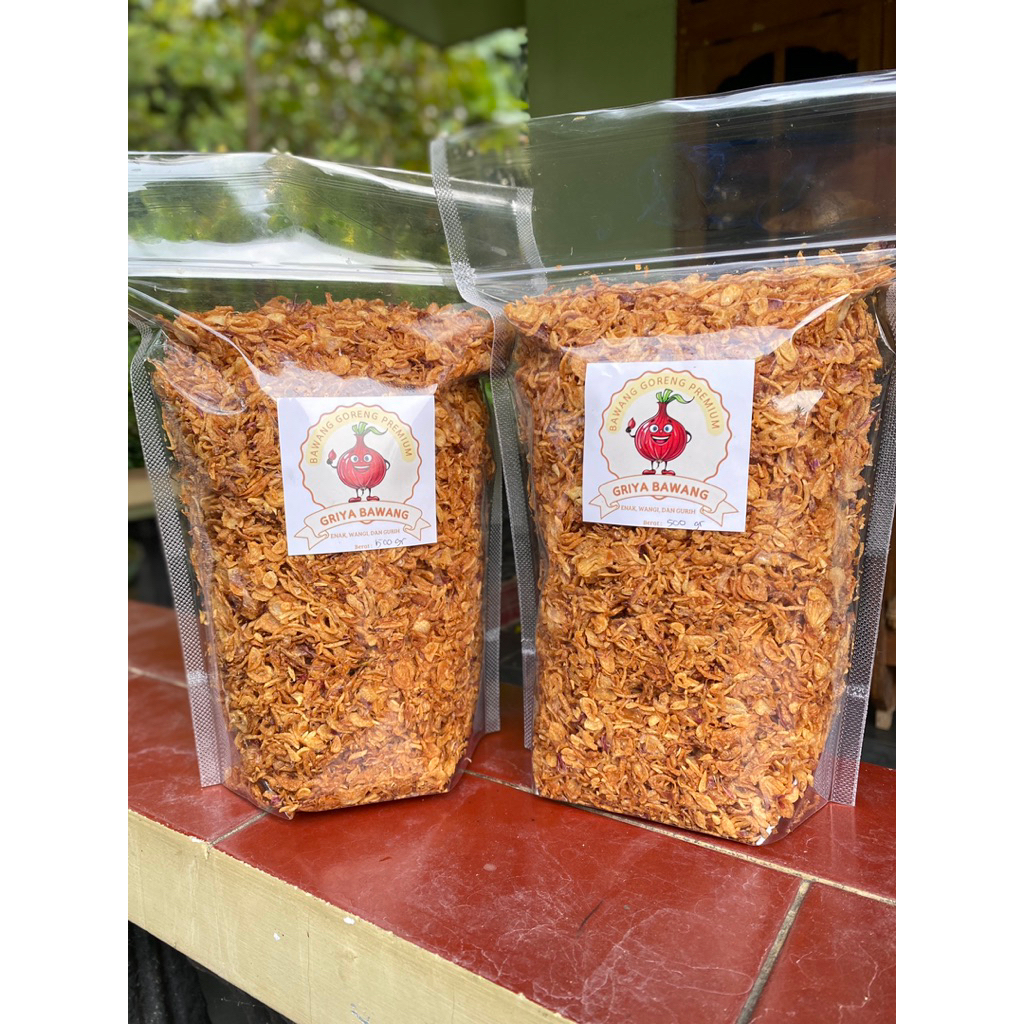 Bawang Goreng Premium 500gr tanpa campuran original