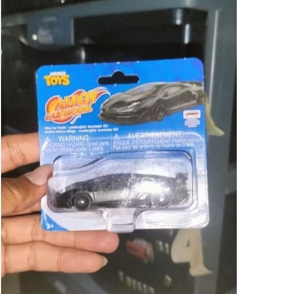miniso Toys Diecast Lamborghini Black Dov keren sticker hologram Lamborghini