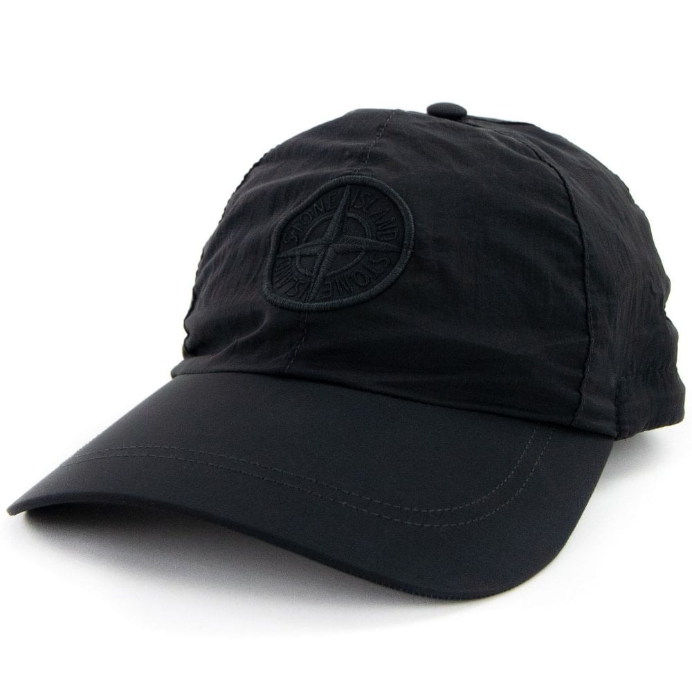 Stone Island Cap Nylon Metal Black BNWT Original Resmi