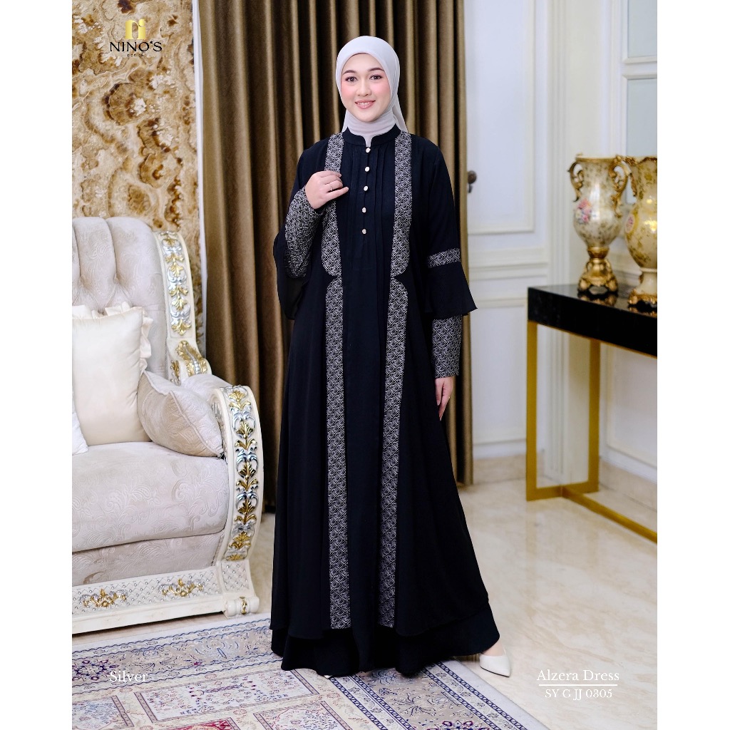 Ninos Alzera / Gamis Ninos / Ninos Design Alzera / Dress Ninos Terbaru
