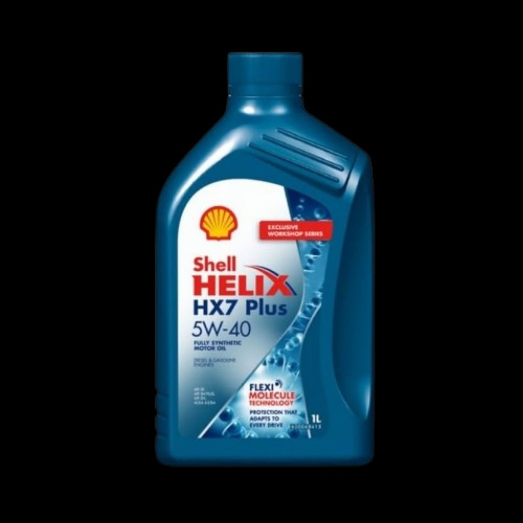 OLI MOBIL SHELL HX7 1L SAE 5w-40 UNTUK BENSIN DAN SOLAR, MOBIL KIJANG, INOVA, TERIOS, AVANZA, XENIA 