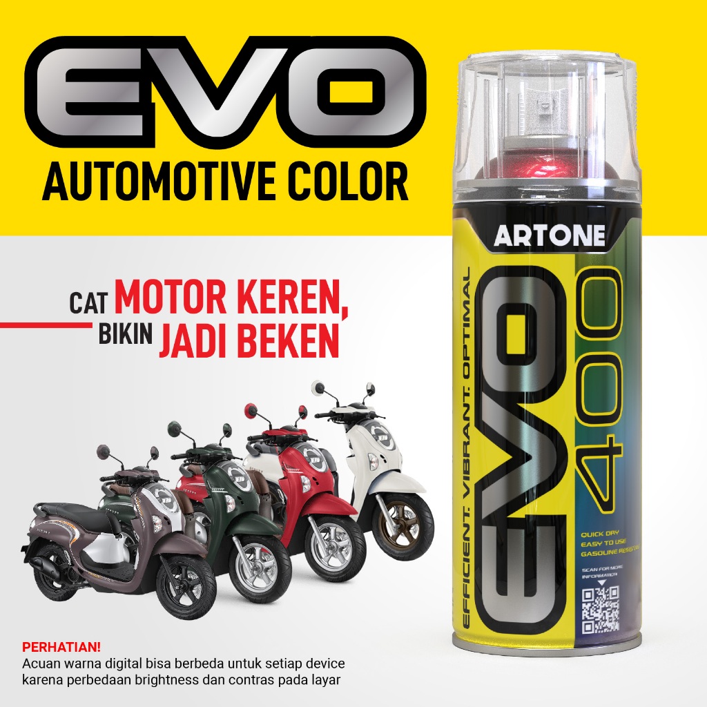 Cat semprot + Primer Scoopy Artone EVO