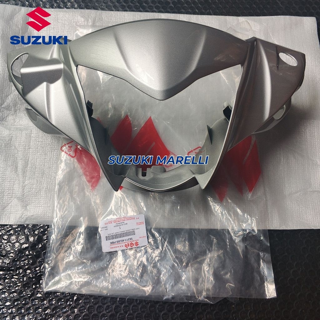 BATOK DEPAN COVER HANDLE FRONT (SILVER) SUZUKI ADDRESS ORIGINAL SGP