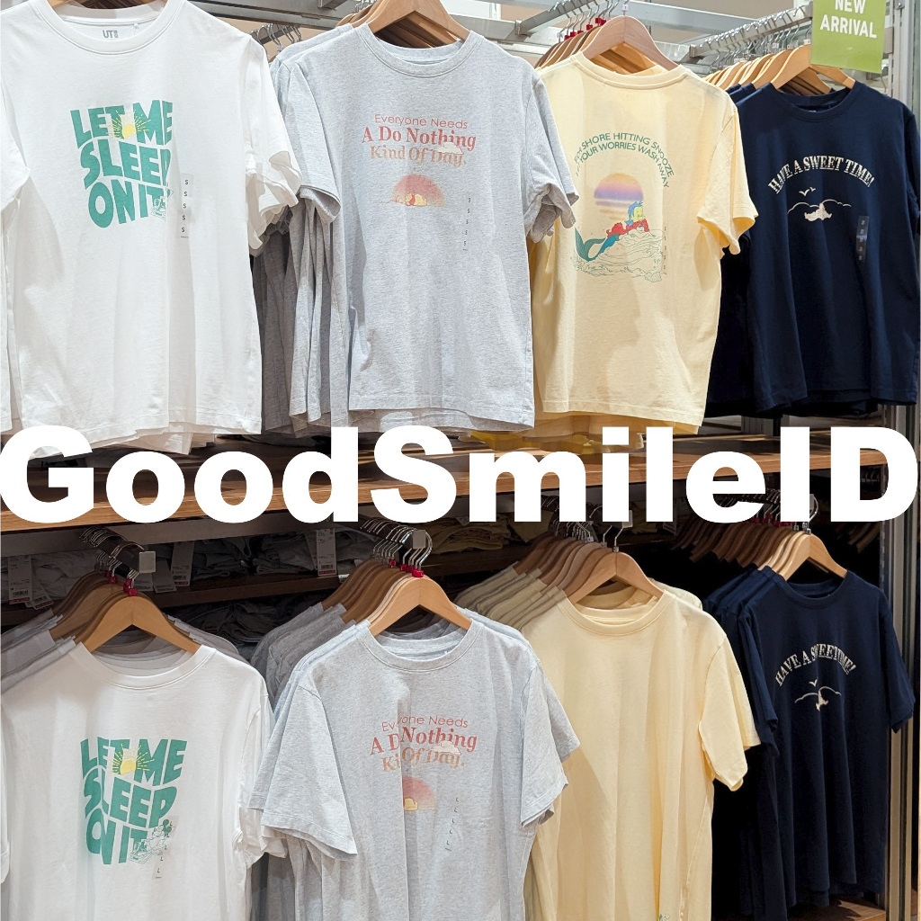 SALE Women UT x Disney Winnie the Pooh / Mickey / Ariel / Chip n Dale T-Shirt Wanita Kaos Lengan Pen