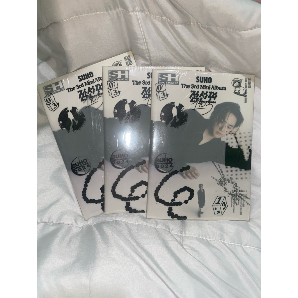 [SEALED] ALBUM SUHO EXO - 1 TO 3  ver 3rd Mini Album