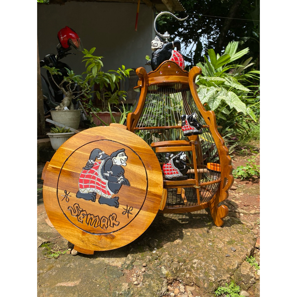 sangkar perkutut ukir asli Jepara