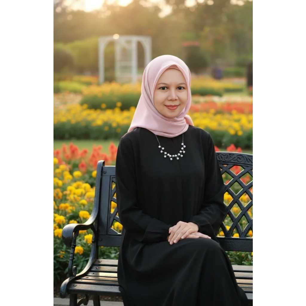Hijabnur1 - Kalung Rantai Hijab - Kalung Mutiara Wanita Handmade