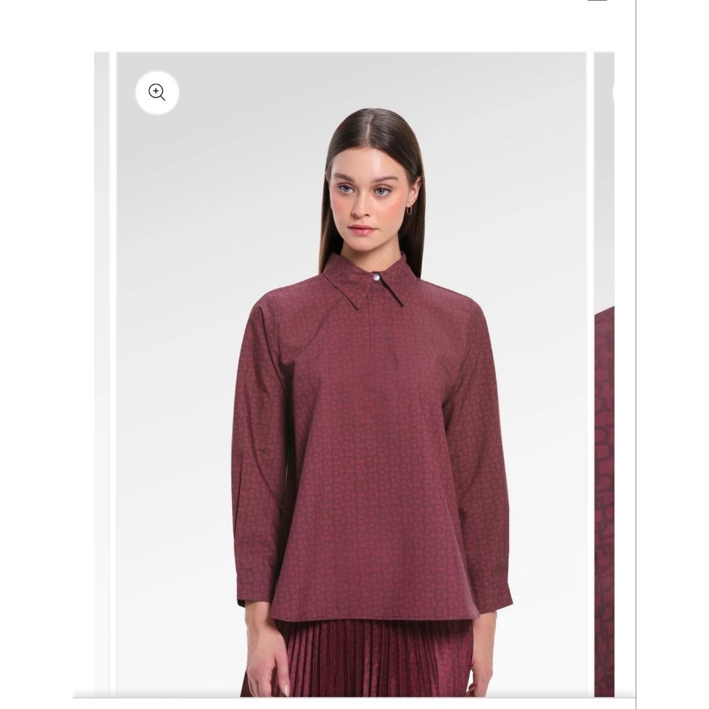 monogram polo shirt benang jarum