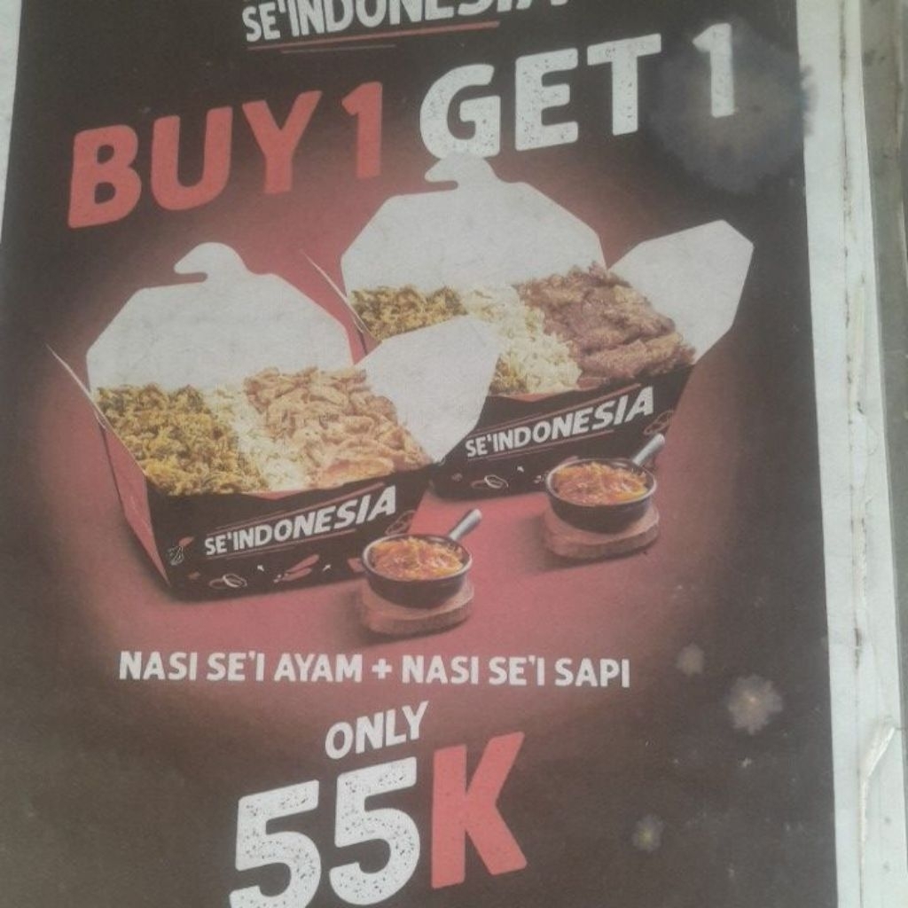 NASI SEI AYAM + NASI SEI SAPI