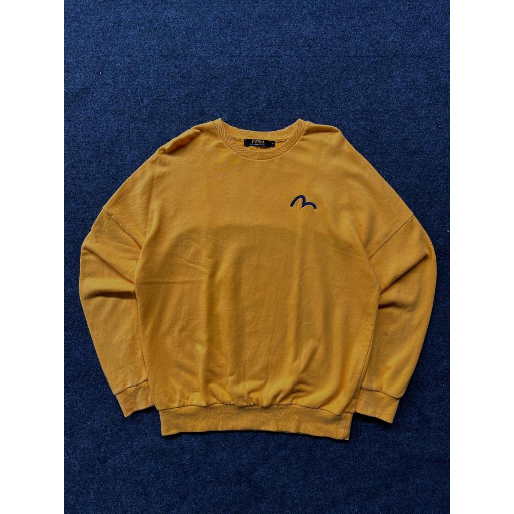 Crewneck EVISU  | Second Berkualitas | Sudah Laundry | Full Tag Original