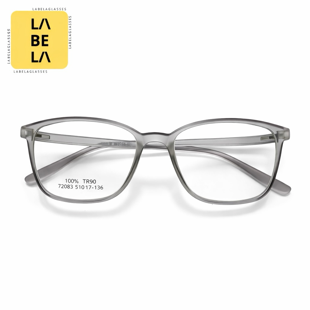 Labela - Kacamata Lentur kotak bisa buat baca 72083 (Free Minus Cylinder) Frame Kacamata Bahan Lentu