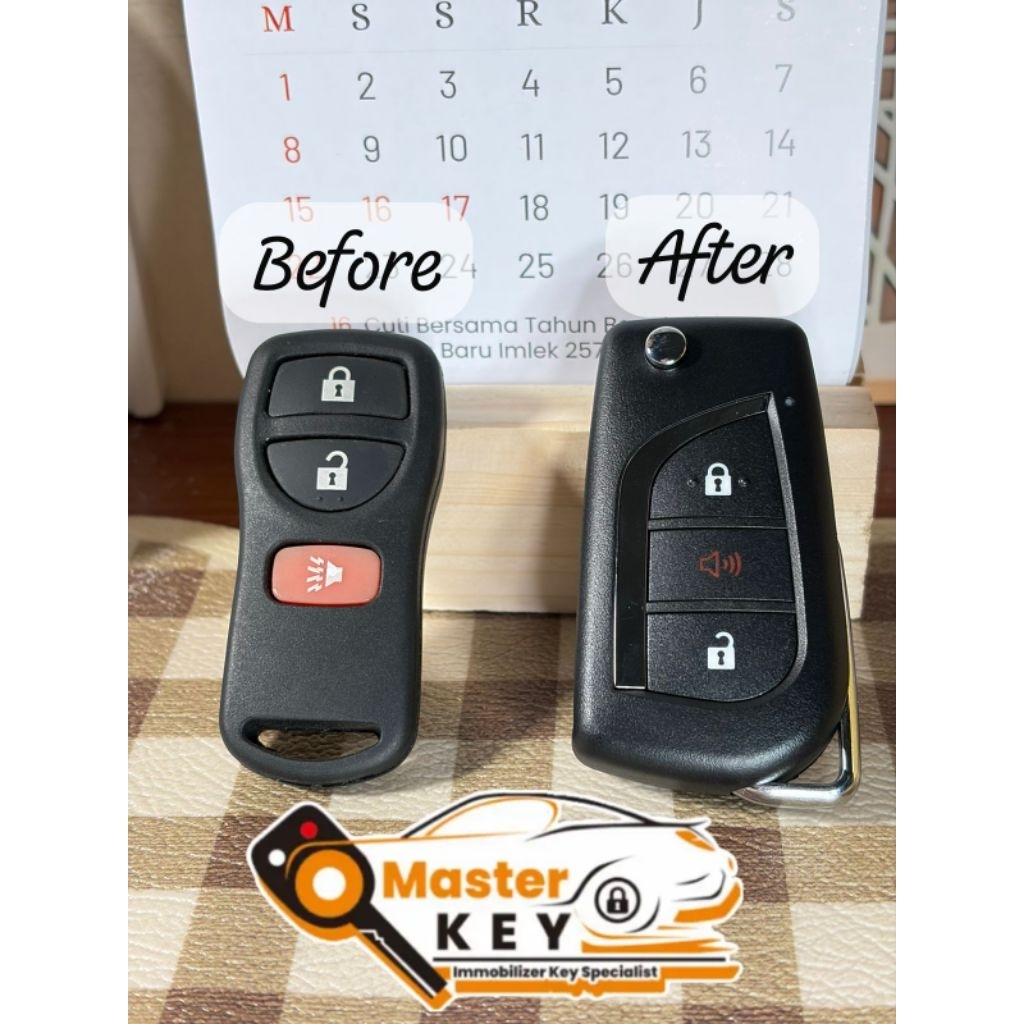 Kunci Remot Nissan Grand Livina