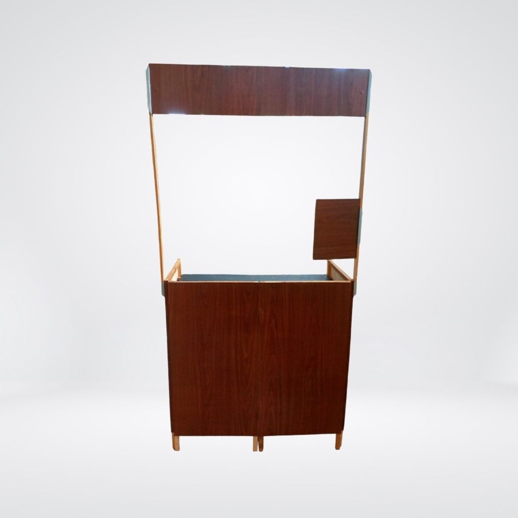 Booth Portable / Gerobak Lipat Untuk Jualan - Rangka Kayu