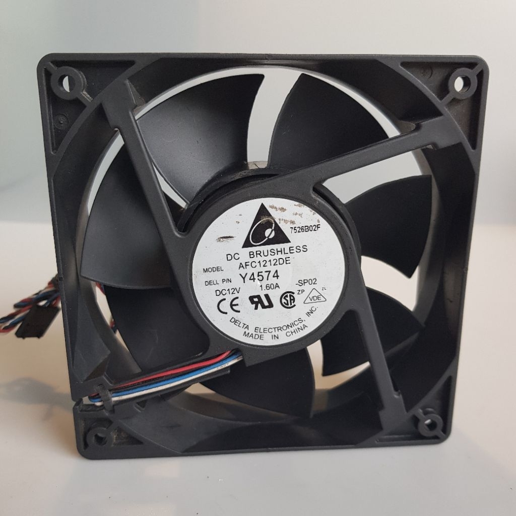 Kipas Fan Delta DC 12V_1.60A 12x12  4pin