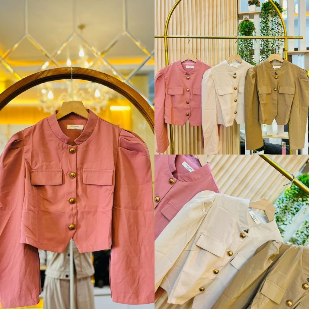 BLAZER QIQIFUSHI cewe dan cantik