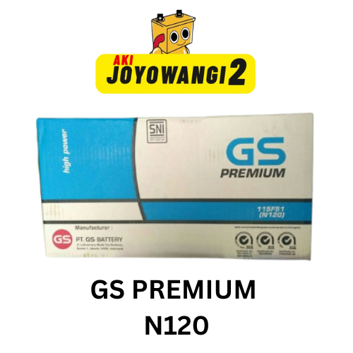 Aki GS Astra N120 (115F51) 120Ah 12V – Aki Premium untuk Bus, Truk, PRODUK ASLI 100% ORIGINAL