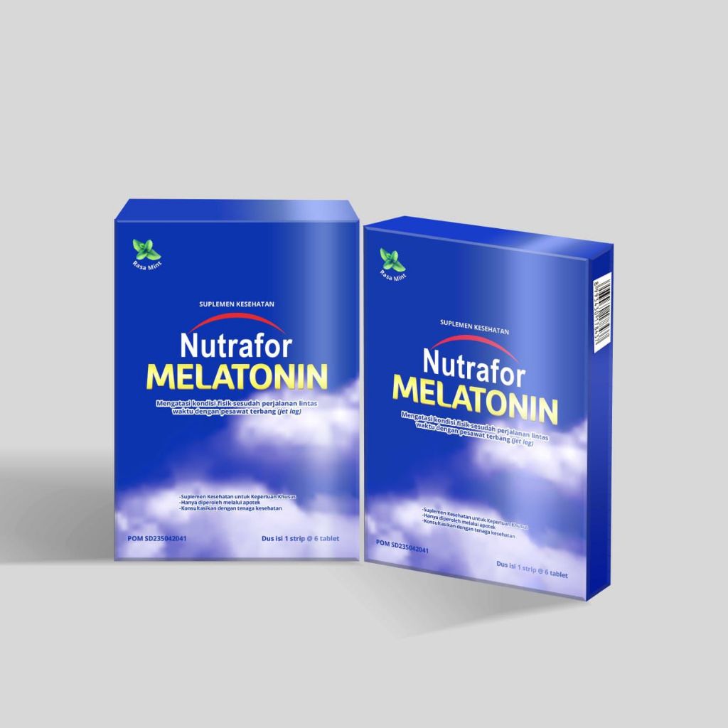 Nutrafor Melatonin 6 Tablet / Suplemen Kesehatan Kualitas Tidur
