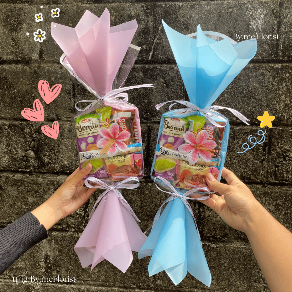 Buket Snack | Buket Jajan Bentuk Permen  | Buket Snack Bentuk Permen | Buket Snack Candy | Buket Sna