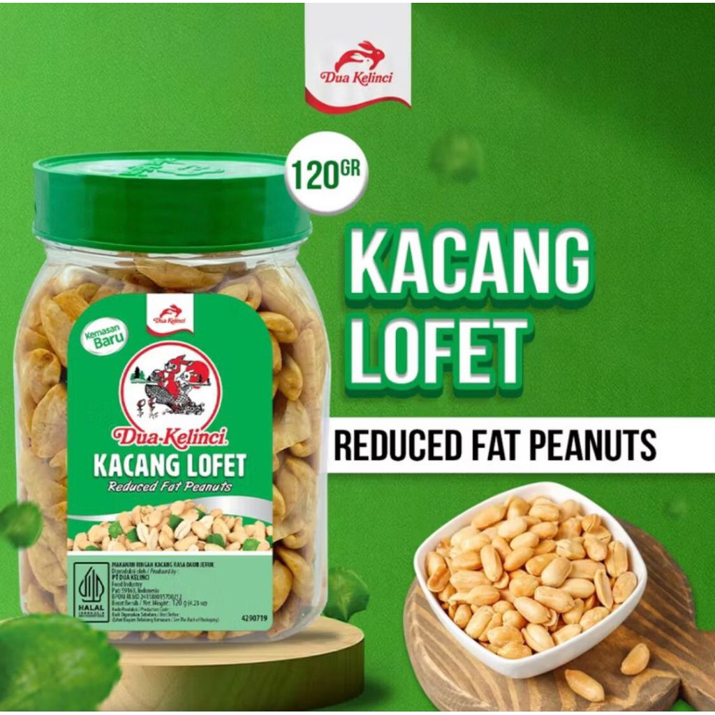 kacang dua kelinci lofet 125gr