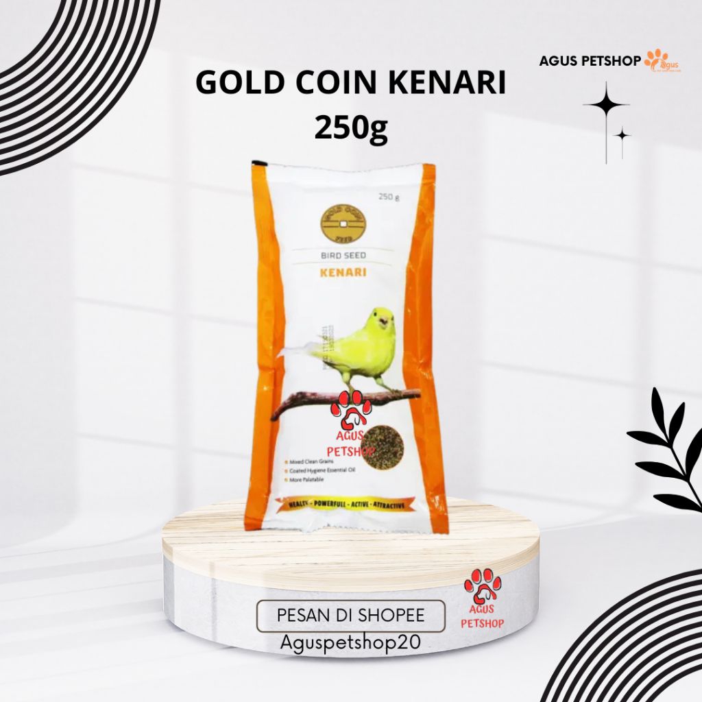Gold Coin Kenari Pakan Burung Kenari