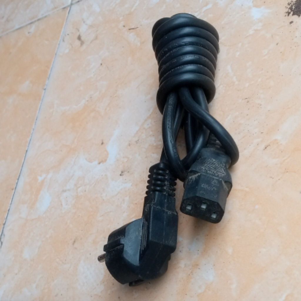 Kabel listrik Power Adaptor Laptop mejicom 3 Pin - Aman, Tahan Lama, Fleksibel