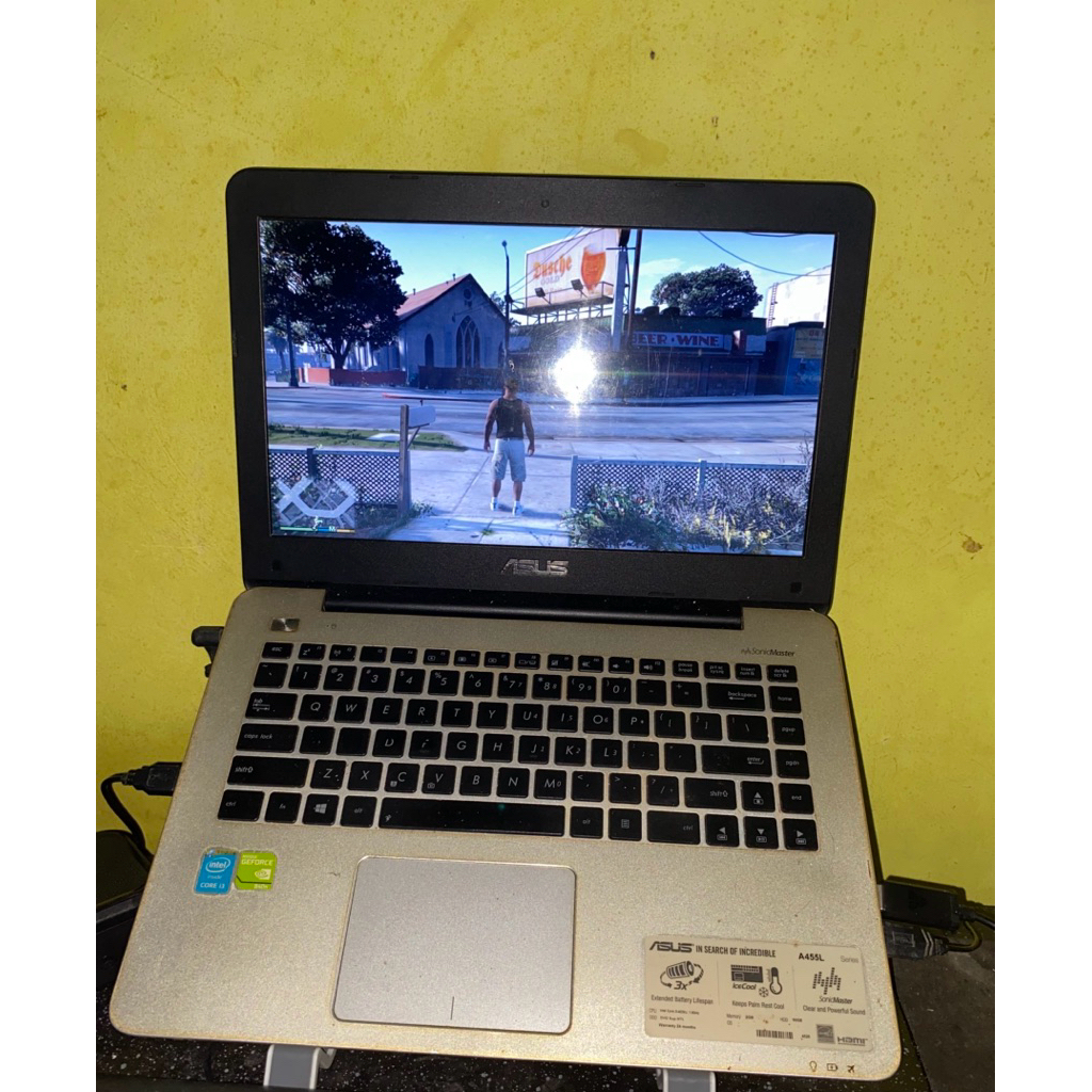 Laptop Asus A455L ram 10gb Nvidia