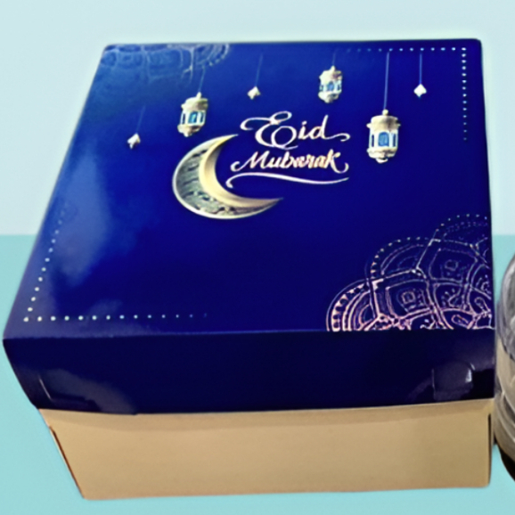 Box Corrugated Coklat Lebaran Ukuran 25x25x18 Cm Dus Kue Bolu Hampers Kado Packaging Idul Fitri
