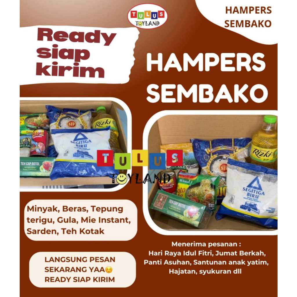 PROMO Paket Sembako Super Murah Sembako Lengkap Beras Gula Minyak Paket Sembako Hemat