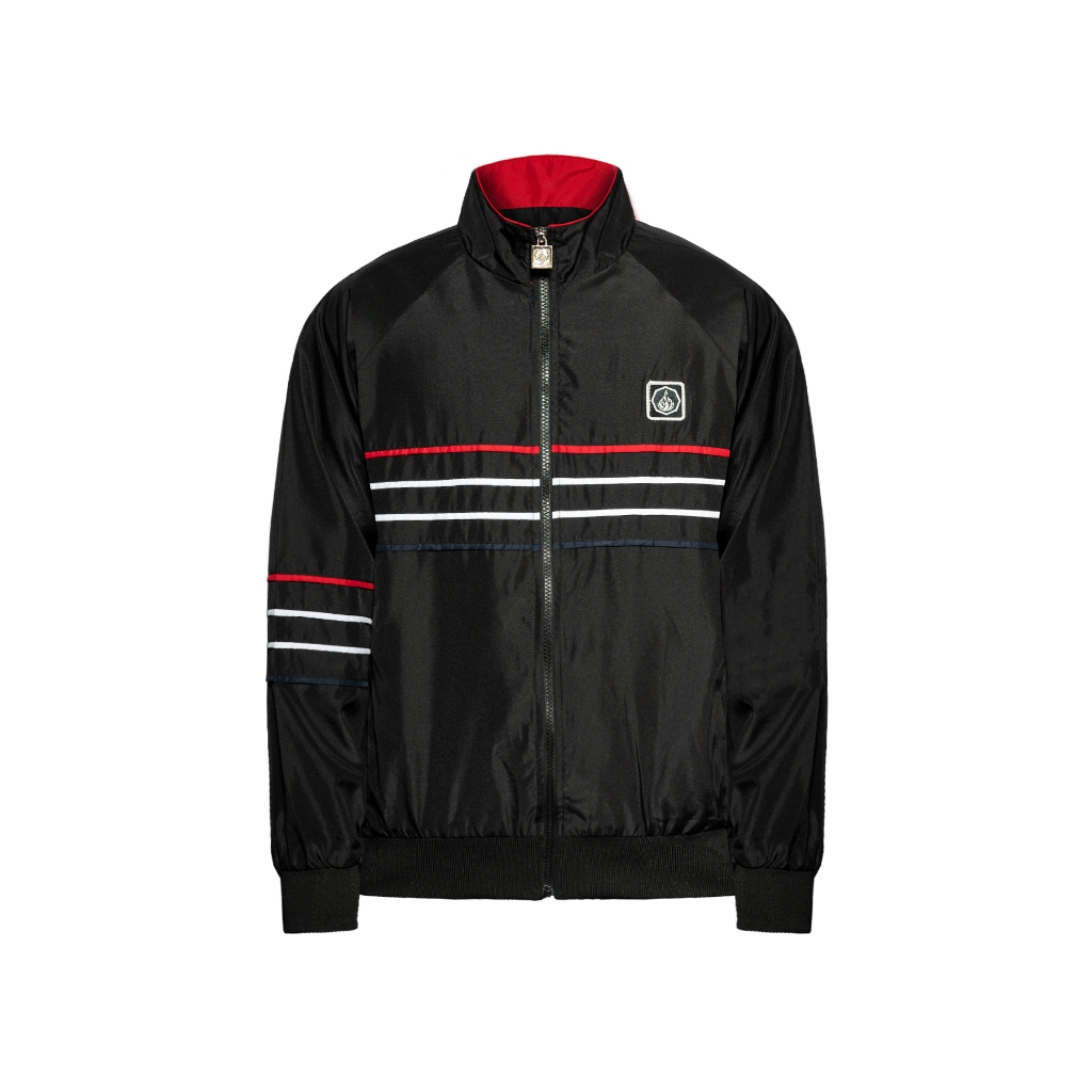 Prung Habler Tracktop Jacket 80s Jaket Warna Hitam