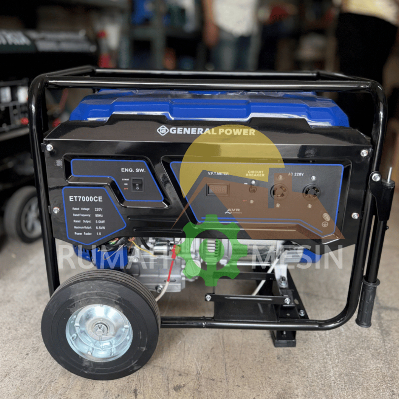 Genset 5000 Watt Genset General Power ET 7000 CE Double Stater