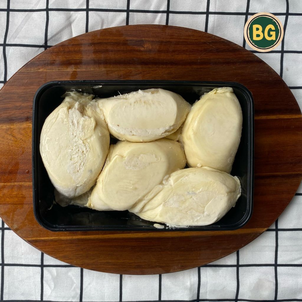 Durian kupas 500gr, durian kupas murah , durian Medan